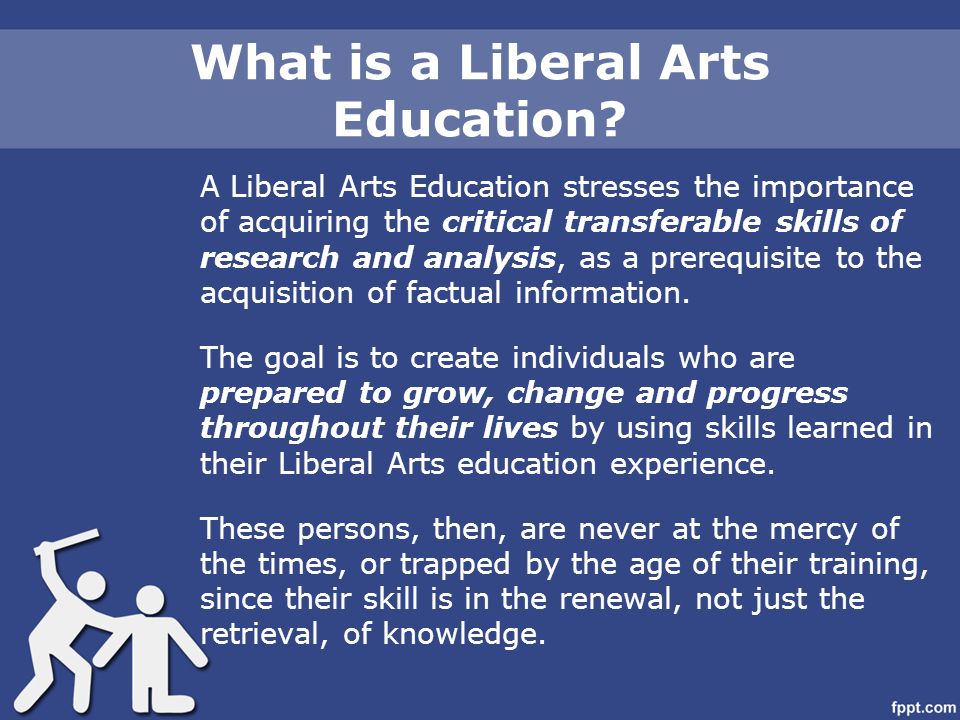 buy liberal arts powerpoint presentation